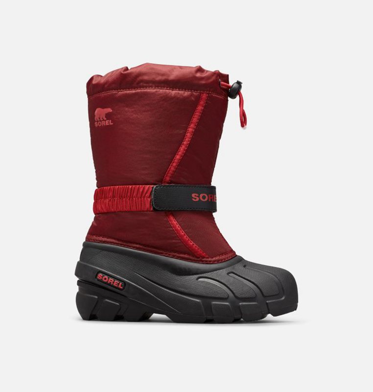 Sorel Childrens Flurry™ - Kids Snow Boots Red/Black - 037821VUR